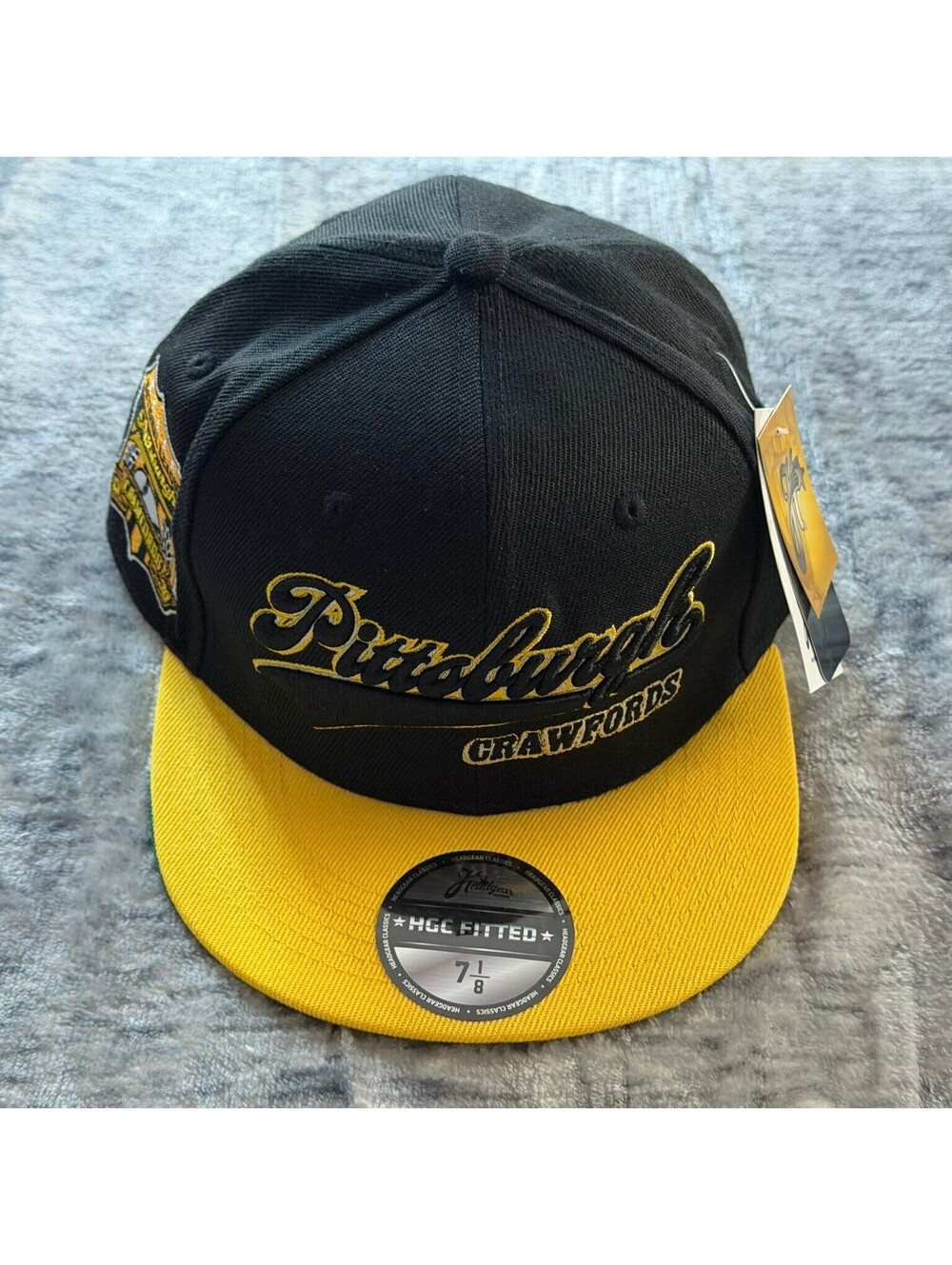 Pittsburgh Crawfords Headgear Classics Fitted Hat 7 1/8 Negro National League